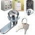 Cam Lock Desk Drawer Lock with 2 Keys for Cupboard Mailbox etc