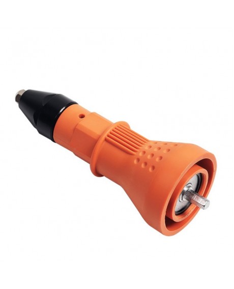 HILDA Electric Rivet Nut Gun Riveter Gun Cordless Riveting Drill Adapter Insert Nut Tool with Handle Orange