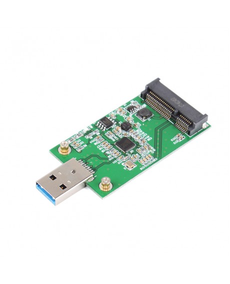 Mini USB 3.0 to PCIE mSATA External SSD PCBA Conveter Adapter Card