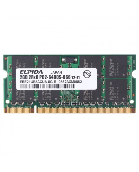 For ELPIDA 2GB DDR2 PC2-6400S 800MHz 200PIN SO-DIMM RAM Laptop Memory PC6400