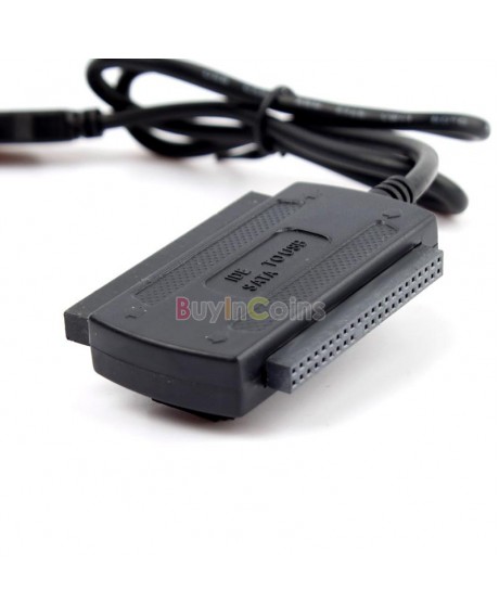 USB 2.0 to IDE SATA 2.5 3.5 HD HDD Adapter Converter Cable Cord