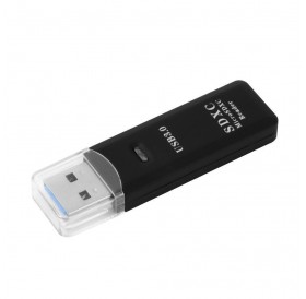 Ultra High Speed 2 in 1 USB 3.0 Memory Card Reader Flash Adapter Micro SD SDXC