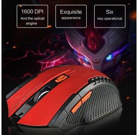 2.4Ghz Mini USB Portable Grip Wireless Optical Gaming Mouse For PC Laptop