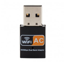 Wireless USB WiFi Adapter 600Mbps wifi Antenna Network Card Dual Band 2.4 5Ghz usb Lan Ethernet Receiver 802.11ac Wi-fi