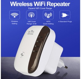WiFi Signal Range Booster 300Mbps Wi-Fi Amplifier Wireless Network Extender Amplifier Internet Repeater