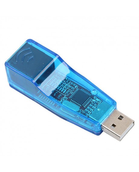 USB 2.0 To LAN RJ45 Ethernet Network Card Adapter For PC 10/100Mbps