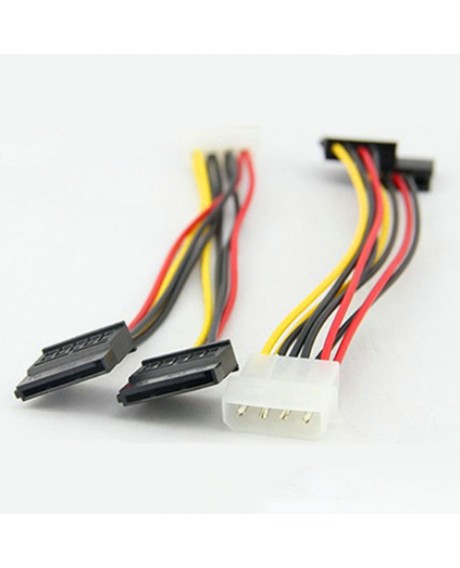 Molex to 2 x SATA/Serial ATA Power Splitter HDD Cable Lead Adapter Convertor