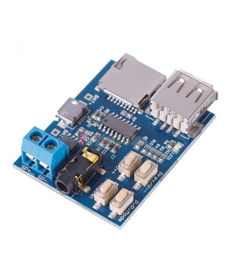 New MP3 Player Audio Decoding Decoder Module Board With Micro USB Port