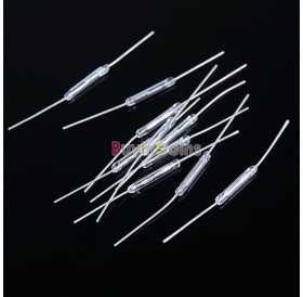 10Pcs Reed Switch 10W Low Voltage Current Normally Open Magnetic Switch 2x14mm