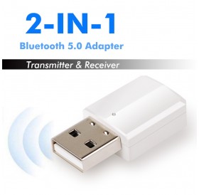 Bluetooth V5.0  Receiver Audio USB Bluetooth Transmitter Adapter For TV/PC Headphone Speaker