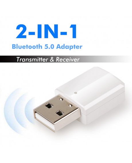 Bluetooth V5.0  Receiver Audio USB Bluetooth Transmitter Adapter For TV/PC Headphone Speaker