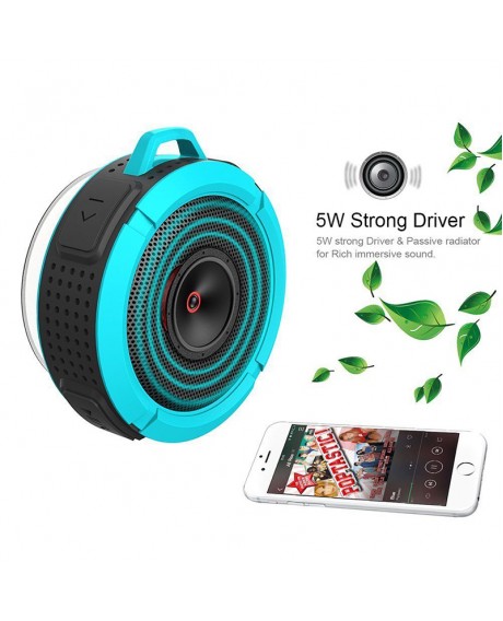 Portable Waterproof Shockproof Wireless Bluetooth Speaker Outdoor Sport
