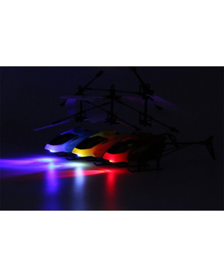 Small RC Helicopter Aircraft Radio Remote Control LED Kids Gift