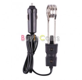 Portable 12V Car Immersion Heater Tea Coffee Water Auto Electric Heater