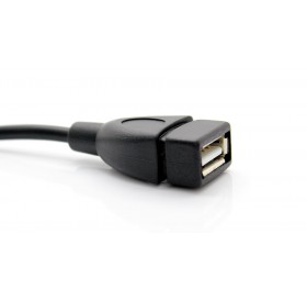 Right Angle USB Female to Mini USB Male Adapter Cable
