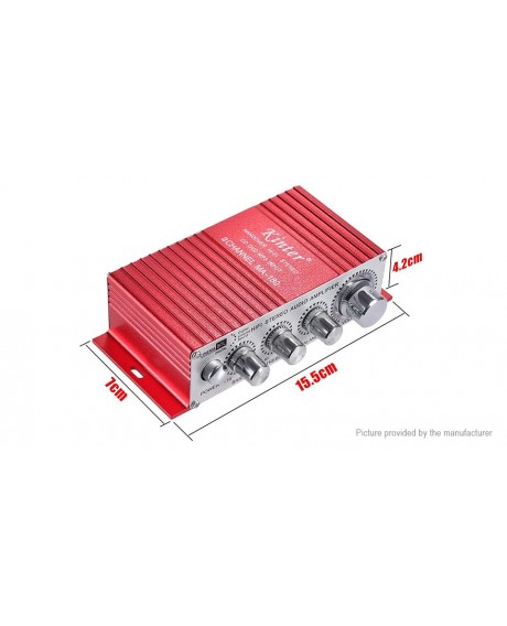 Kinter MA-180 DC 12V Handover Hi-Fi Stereo Mini Car PC Power Amplifier