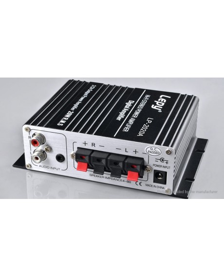 Lepy LP-2020A 12V Mini Hi-Fi Stereo Digital Audio Power Amplifier (AU)