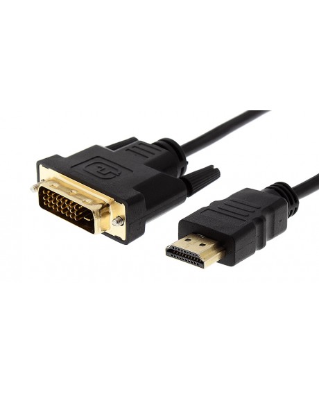 HDMI to DVI-D 24+1 Connection Cable (100cm)