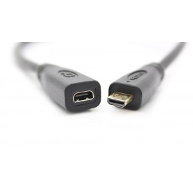 Micro HDMI V1.4 Male to Female Extension Cable (30cm)