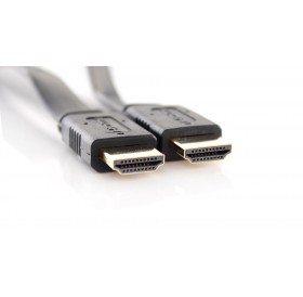 Flat HDMI V1.4 Cable - Black