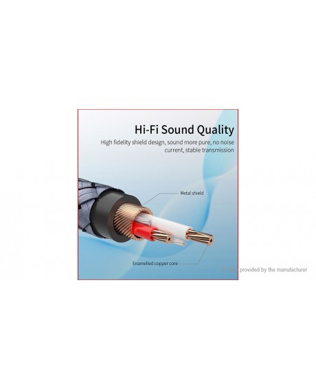 Essager 3.5mm AUX Jack to 2 RCA Splitter Stereo Audio Cable (100cm)