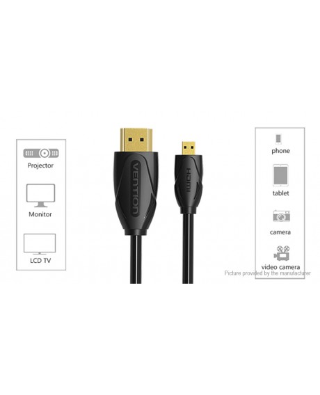 Vention VAA-D03 Micro HDMI to HDMI Converter Adapter Cable (200cm)