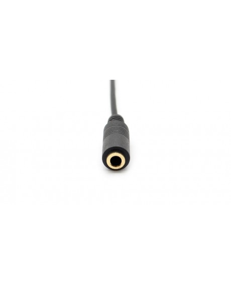 2.5mm Male to 3.5mm Female Audio Cable (9cm)