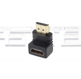 Right Angle HDMI Male to HDMI Female Adapter Converter