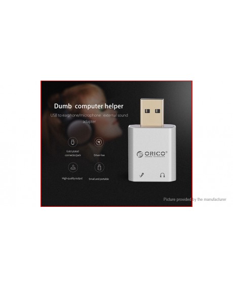 ORICO SK02-SV USB 2.0 External Sound Card Adapter