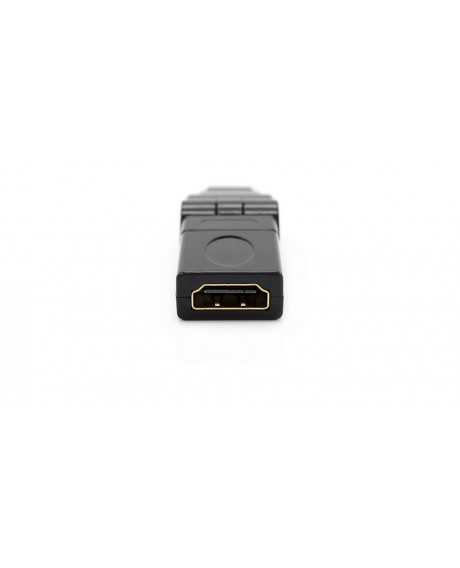 Dual Direction 180 Degree Rotating Micro HDMI Male to V1.4 HDMI Female Adapter
