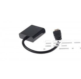 HDMI Male to VGA Female Adapter Cable (Black)