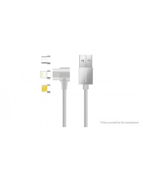YAOMAISI Q13 L-type 3-in-1 Magnetic Data Sync / Charging Cable (100cm)