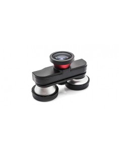 4-in-1 Wide Angle + Fish Eye + Macro Lens for iPhone 5